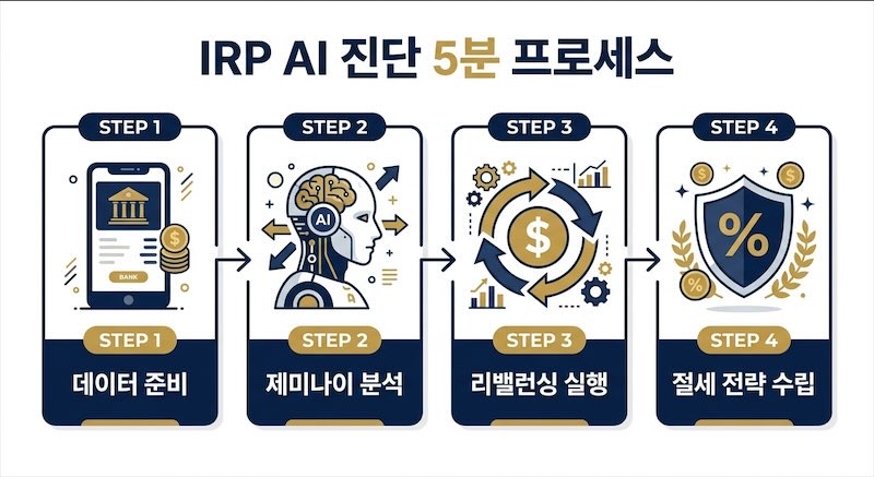 제미나이로 내 IRP 수익률 진단하기 프로세스